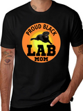 Proud Black Lab Mom T-Shirt