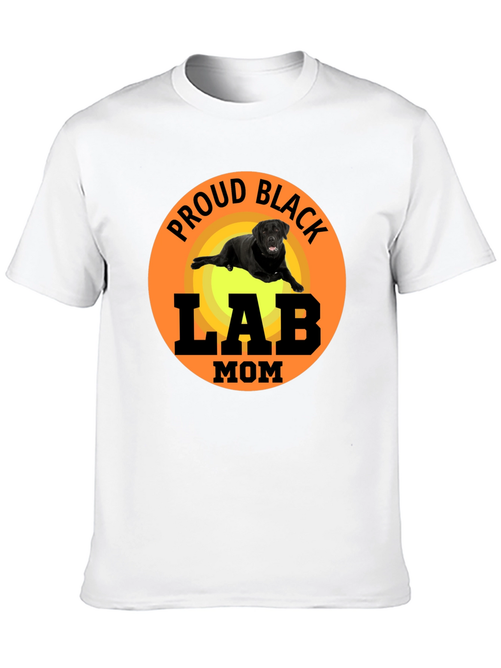 Proud Black Lab Mom T-Shirt