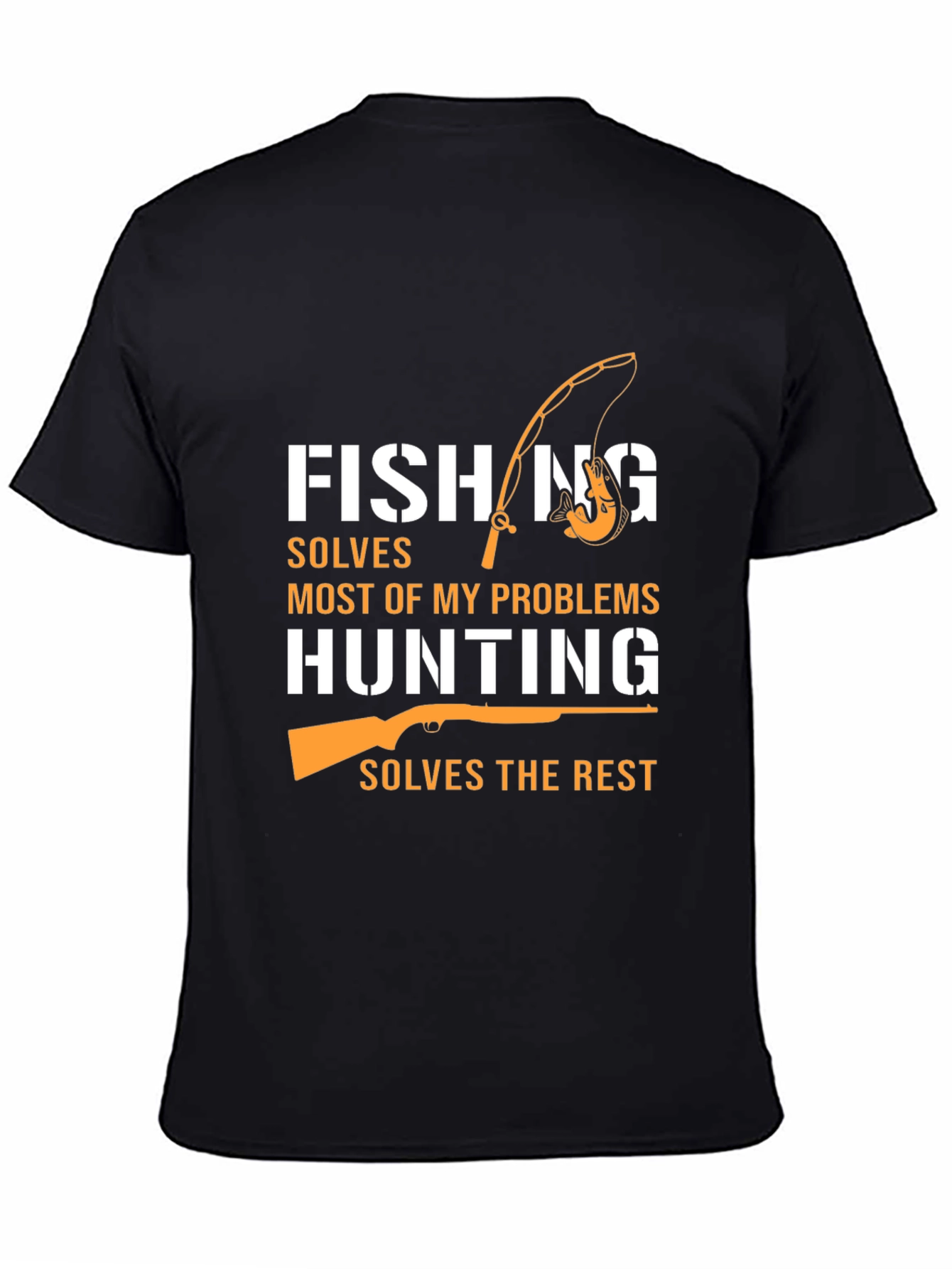 Fishing & Hunting Graphic Tee - Humor T-Shirt