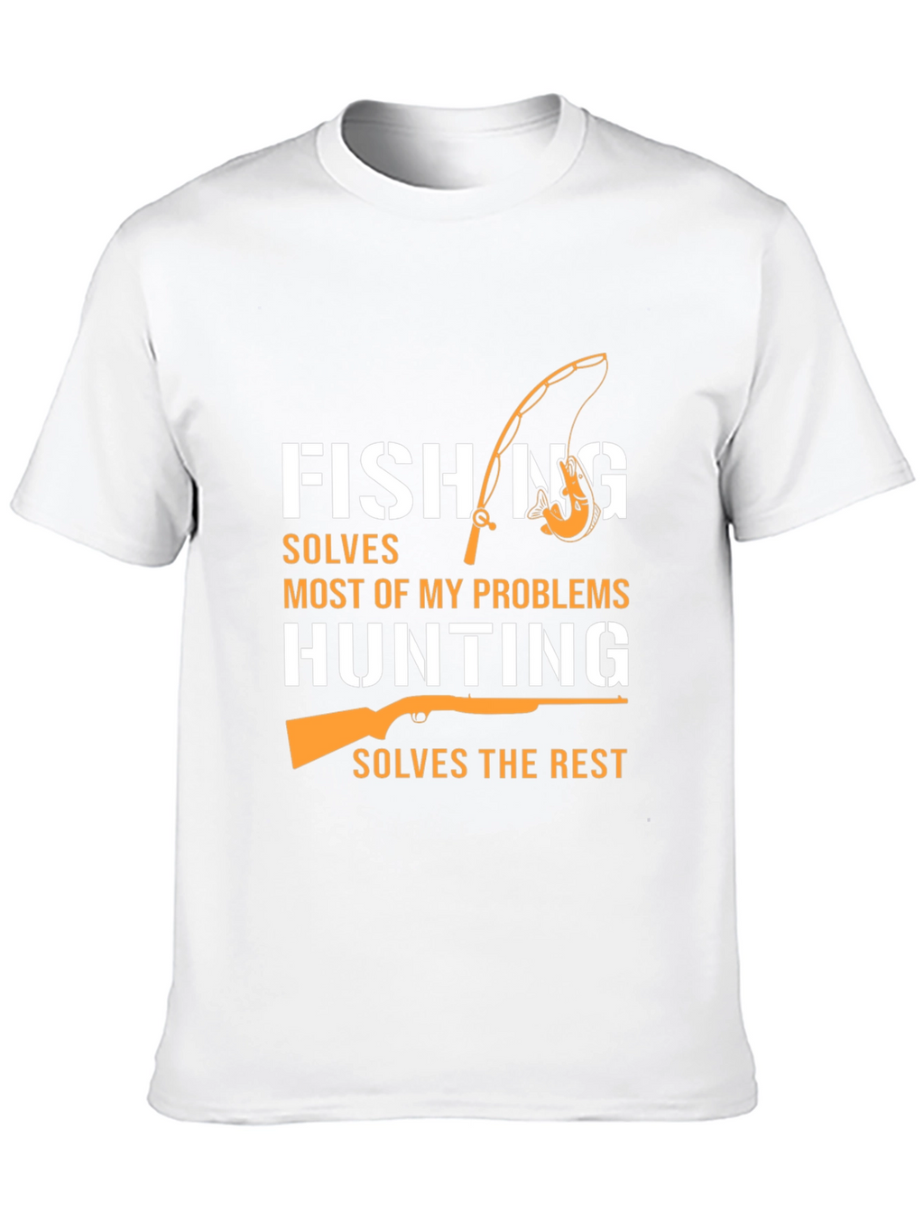Fishing & Hunting Graphic Tee - Humor T-Shirt