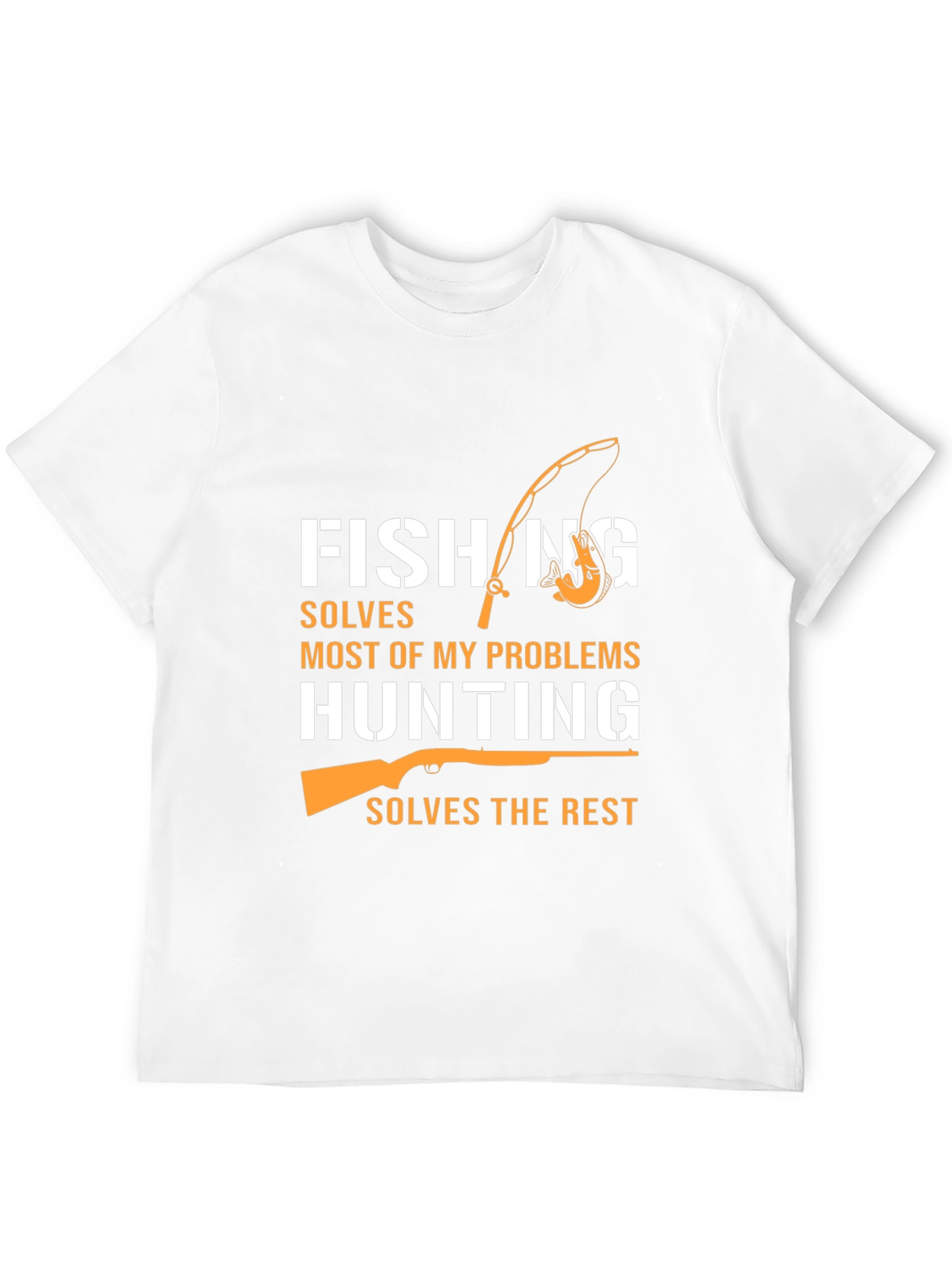 Fishing & Hunting Graphic Tee - Humor T-Shirt