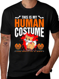 Human Costume Fox Halloween T-Shirt