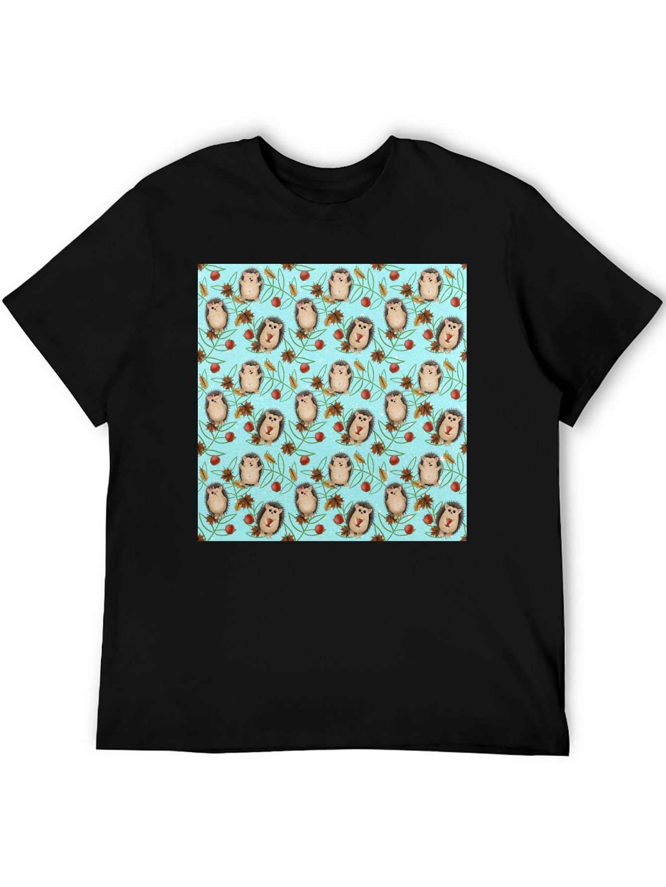Hedgehog Pattern T-Shirt