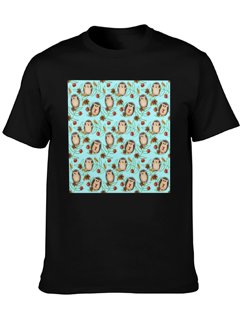 Hedgehog Pattern T-Shirt