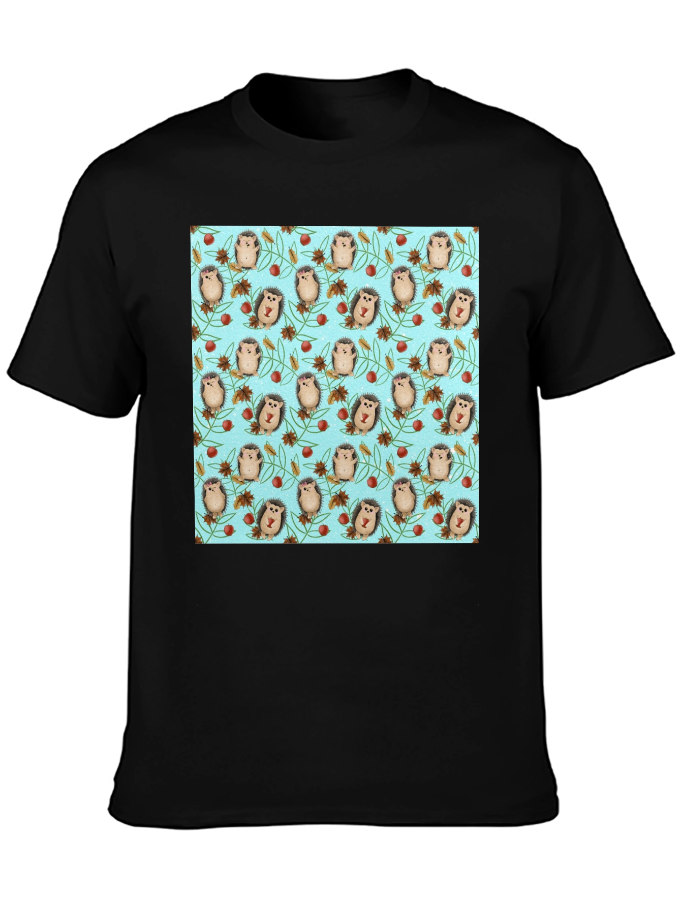 Hedgehog Pattern T-Shirt