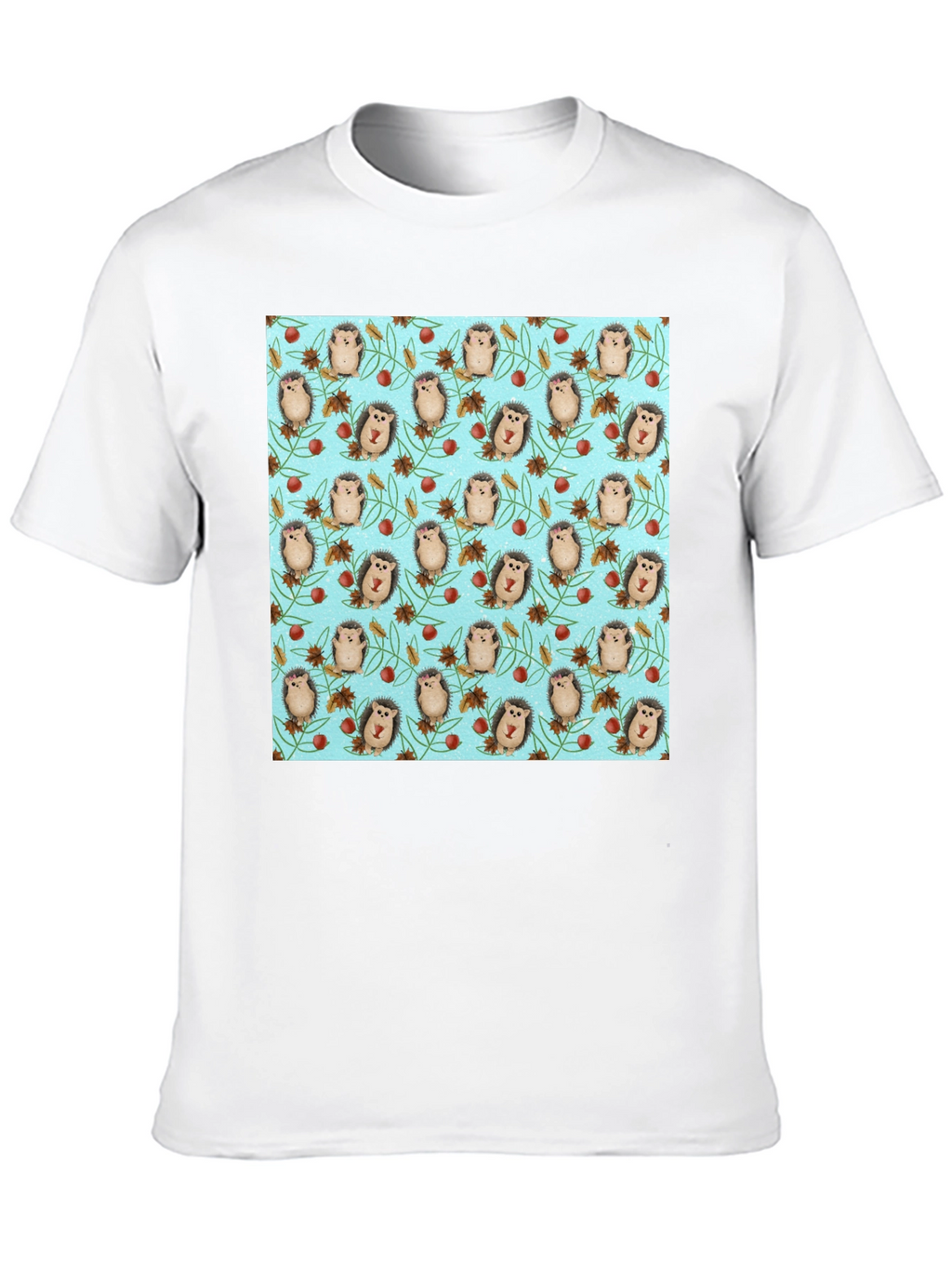 Hedgehog Pattern T-Shirt