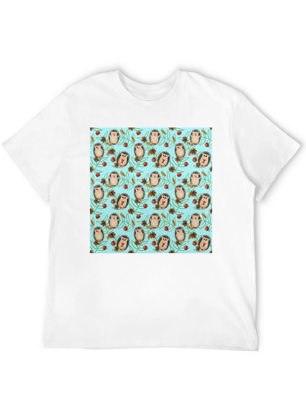 Hedgehog Pattern T-Shirt