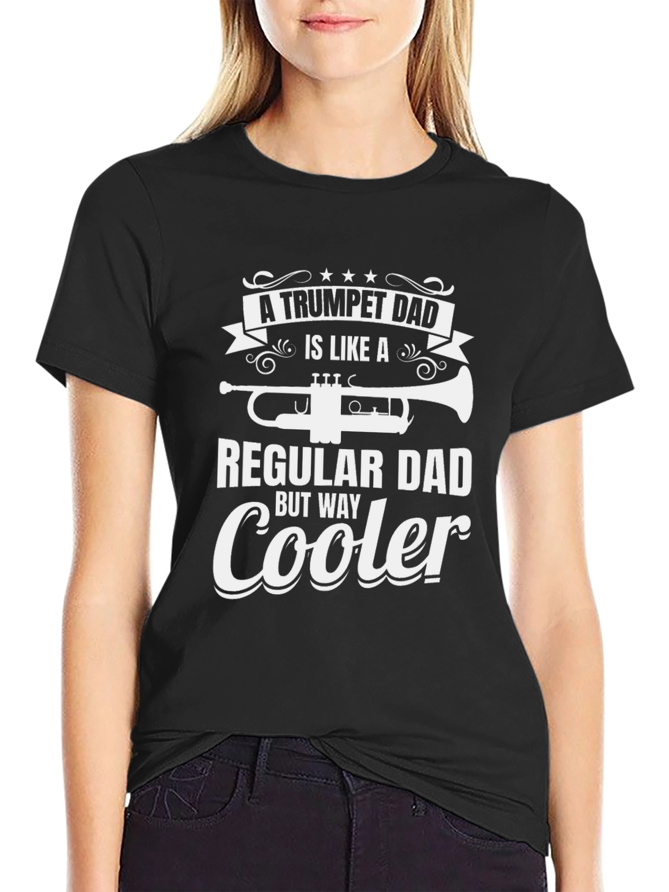 Trumpet Dad T-Shirt - Cooler Than Regular Dads!