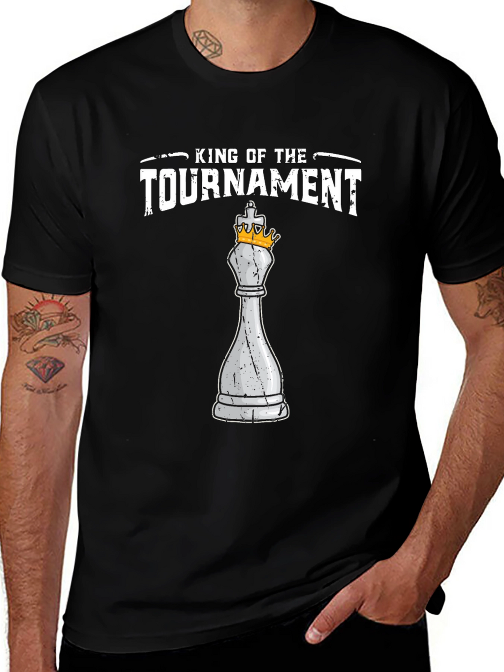 King of the Tournament Chess T-Shirt
