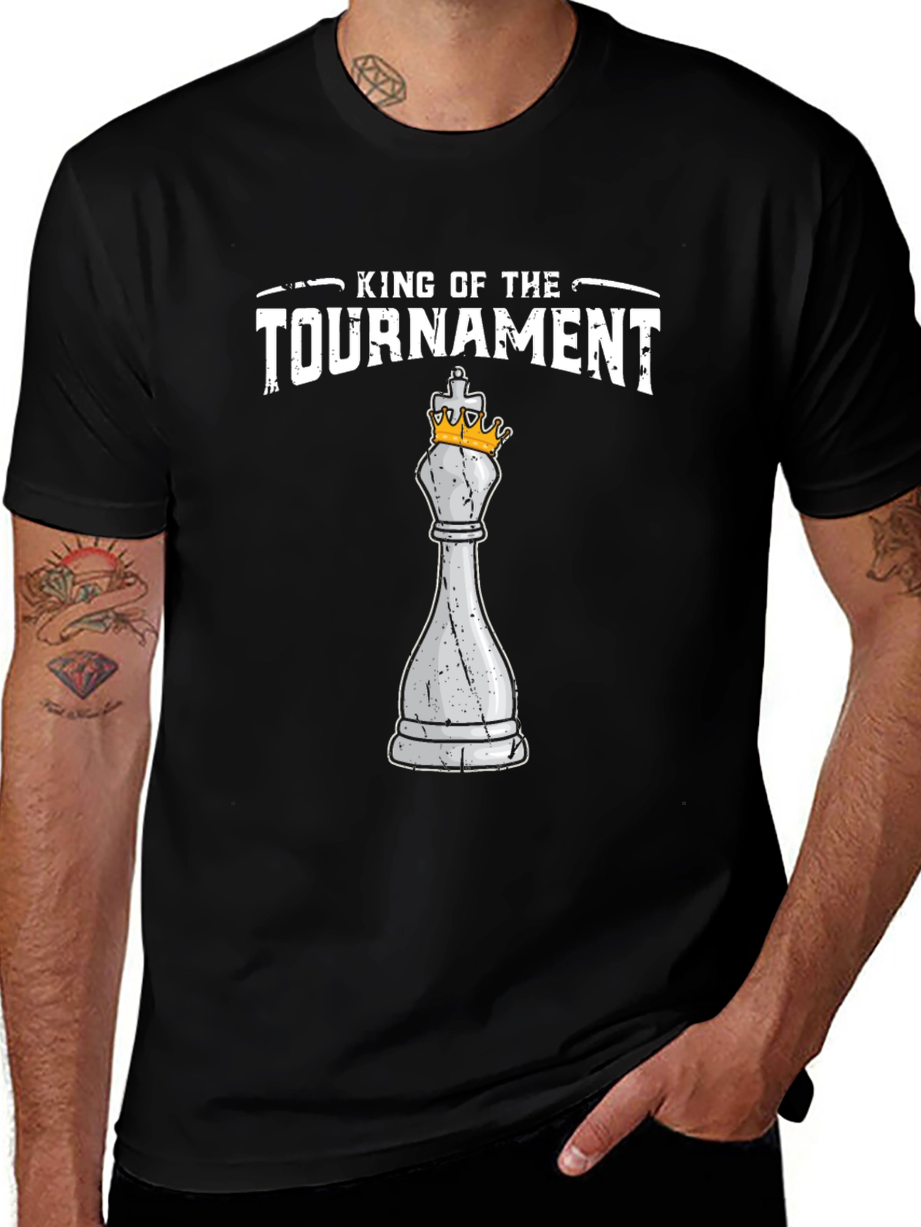 King of the Tournament Chess T-Shirt