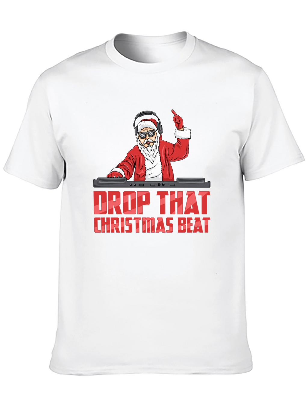DJ Santa Christmas Beat T-Shirt