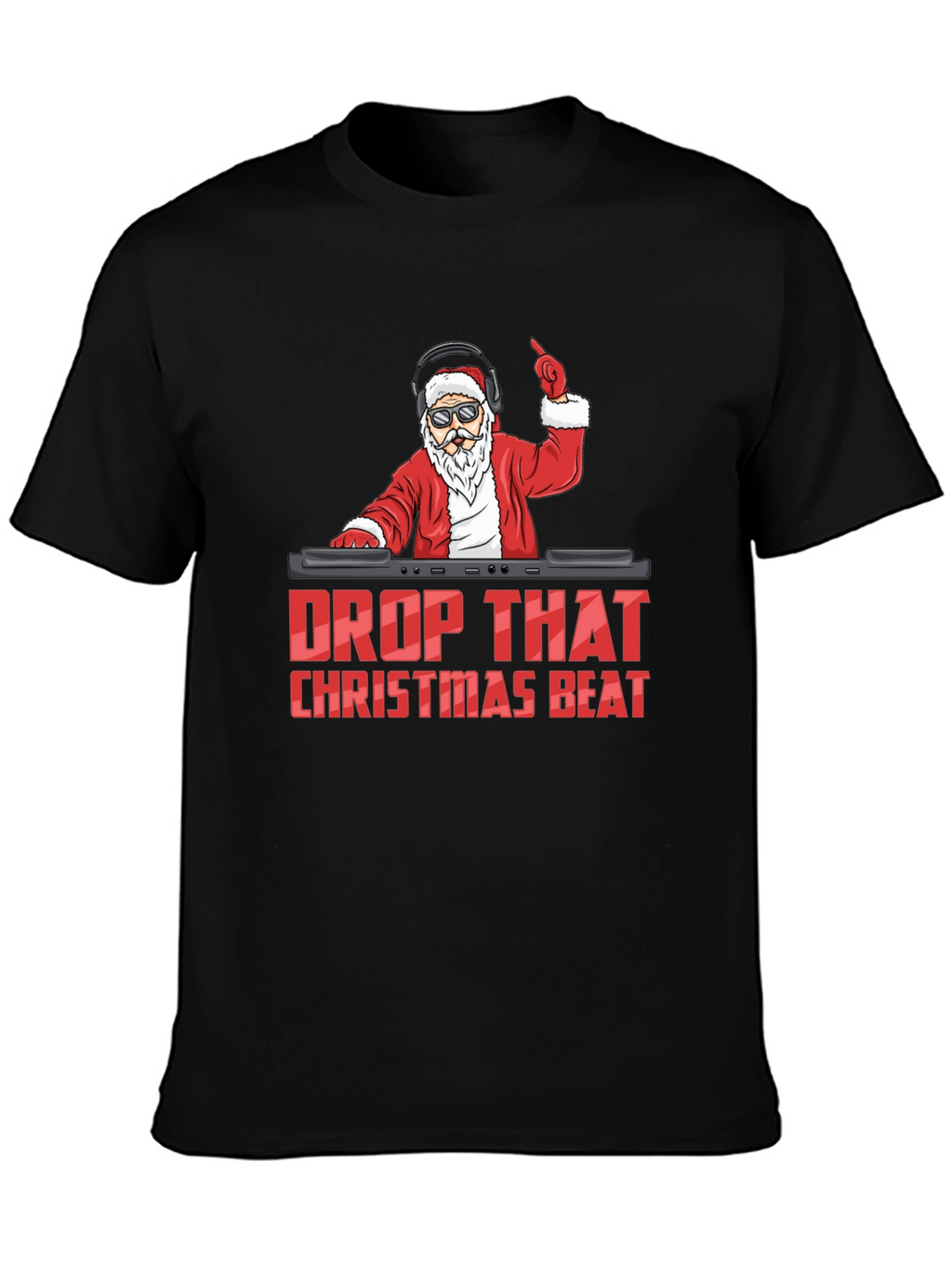 DJ Santa Christmas Beat T-Shirt