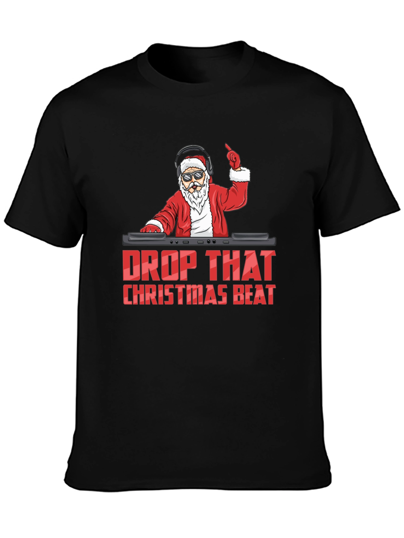DJ Santa Christmas Beat T-Shirt