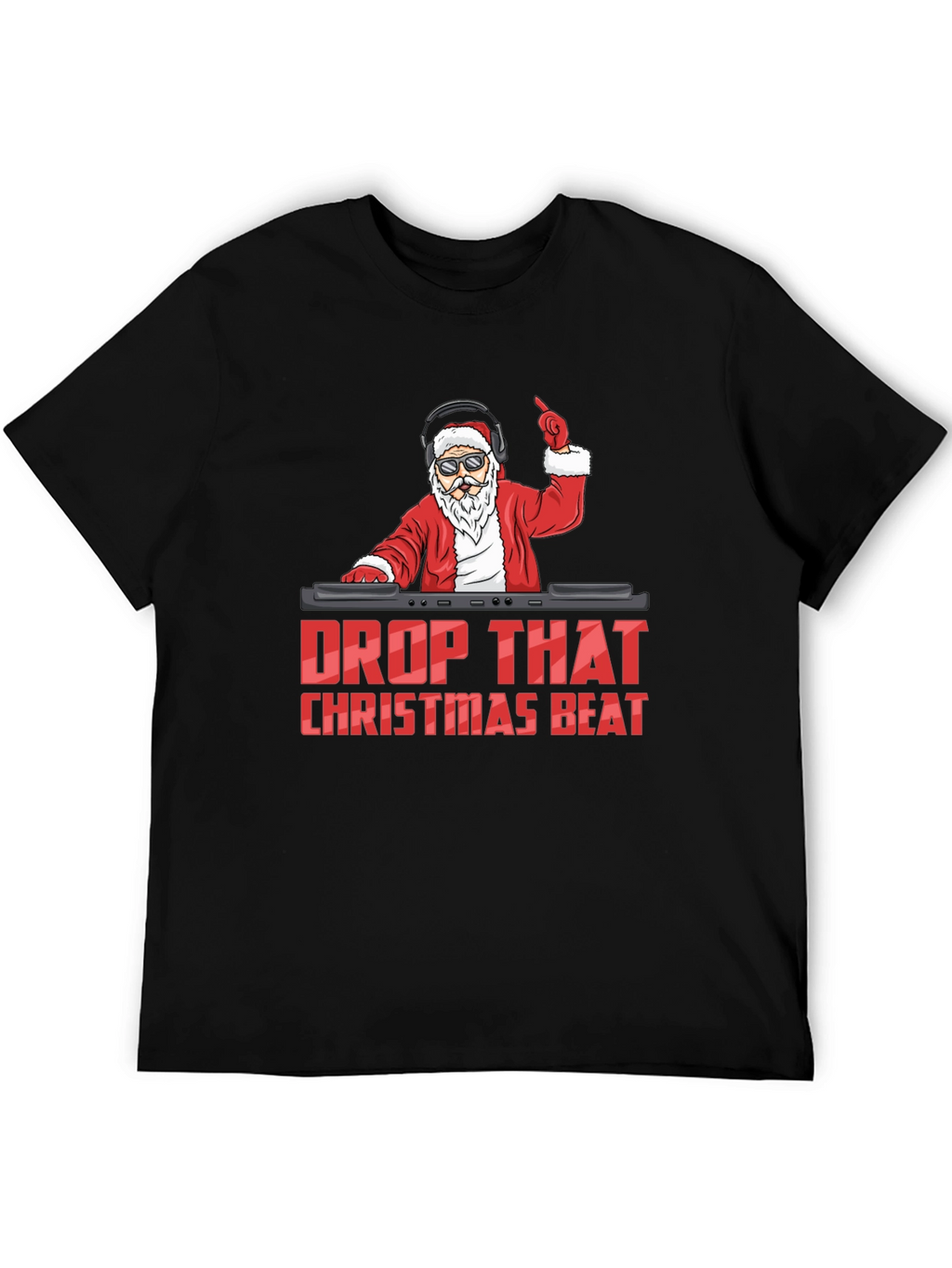 DJ Santa Christmas Beat T-Shirt