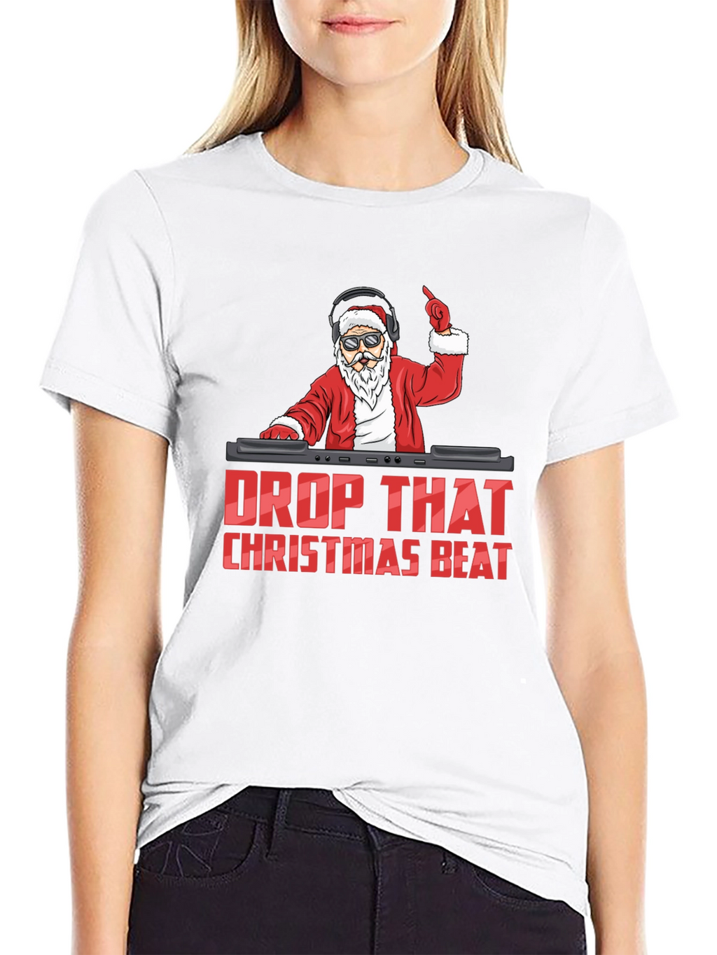DJ Santa Christmas Beat T-Shirt