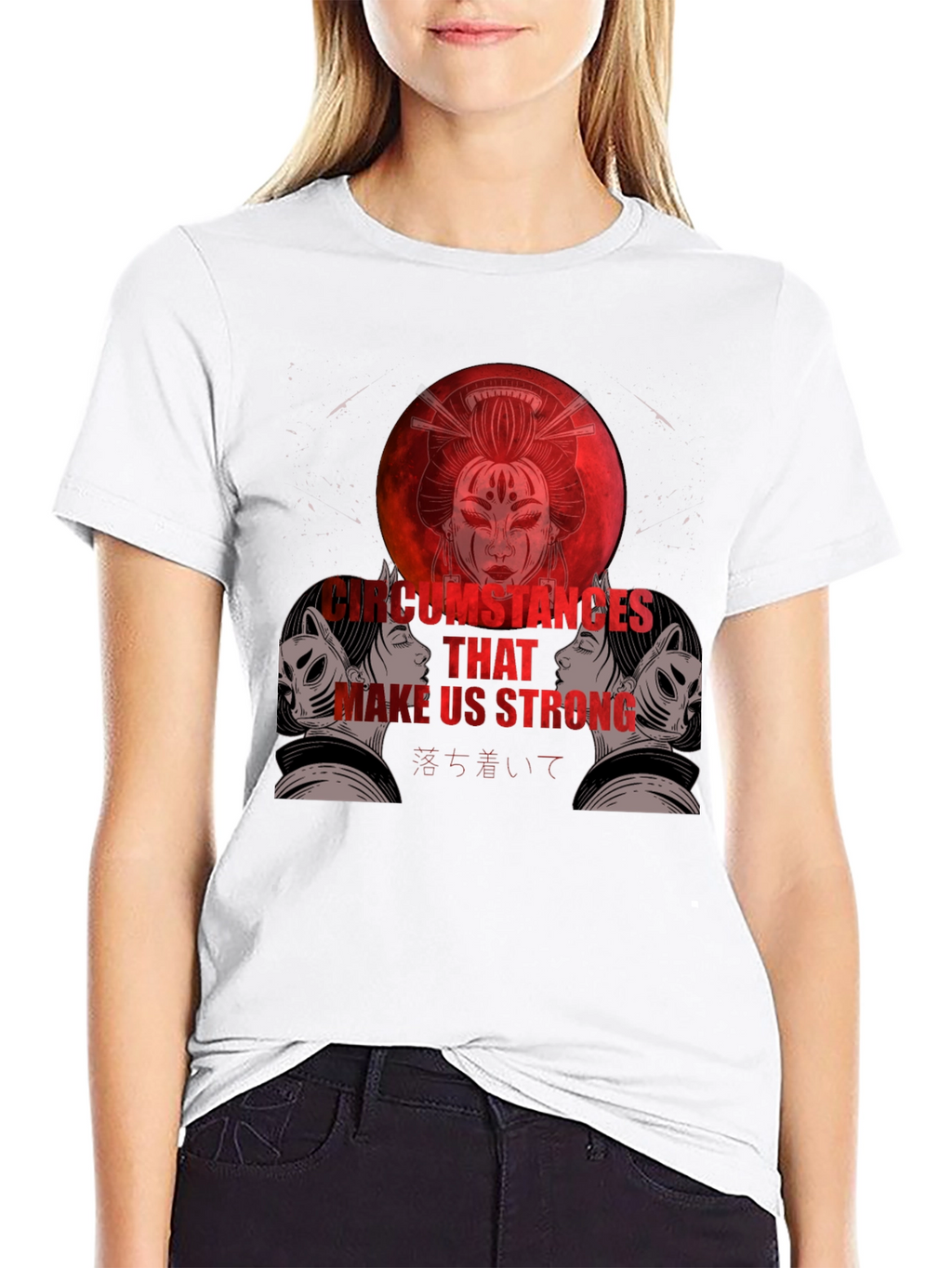 Geisha Graphic Tee - Strong Womens Empowerment Shirt