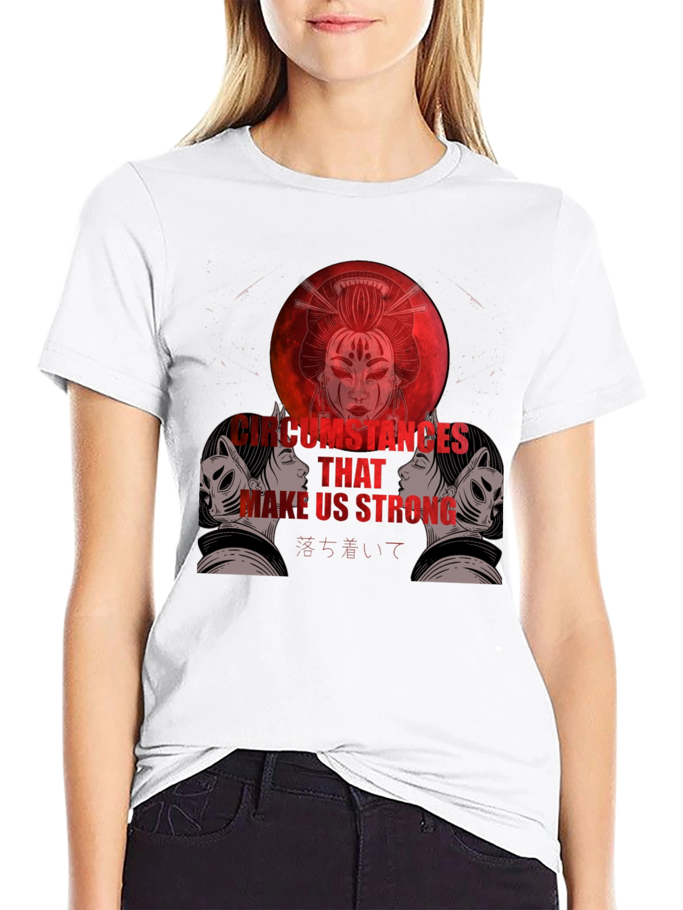 Geisha Graphic Tee - Strong Womens Empowerment Shirt