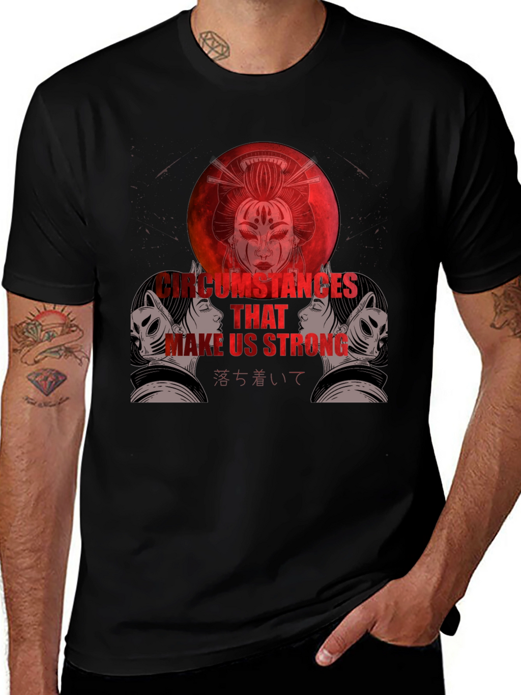 Geisha Graphic Tee - Strong Womens Empowerment Shirt