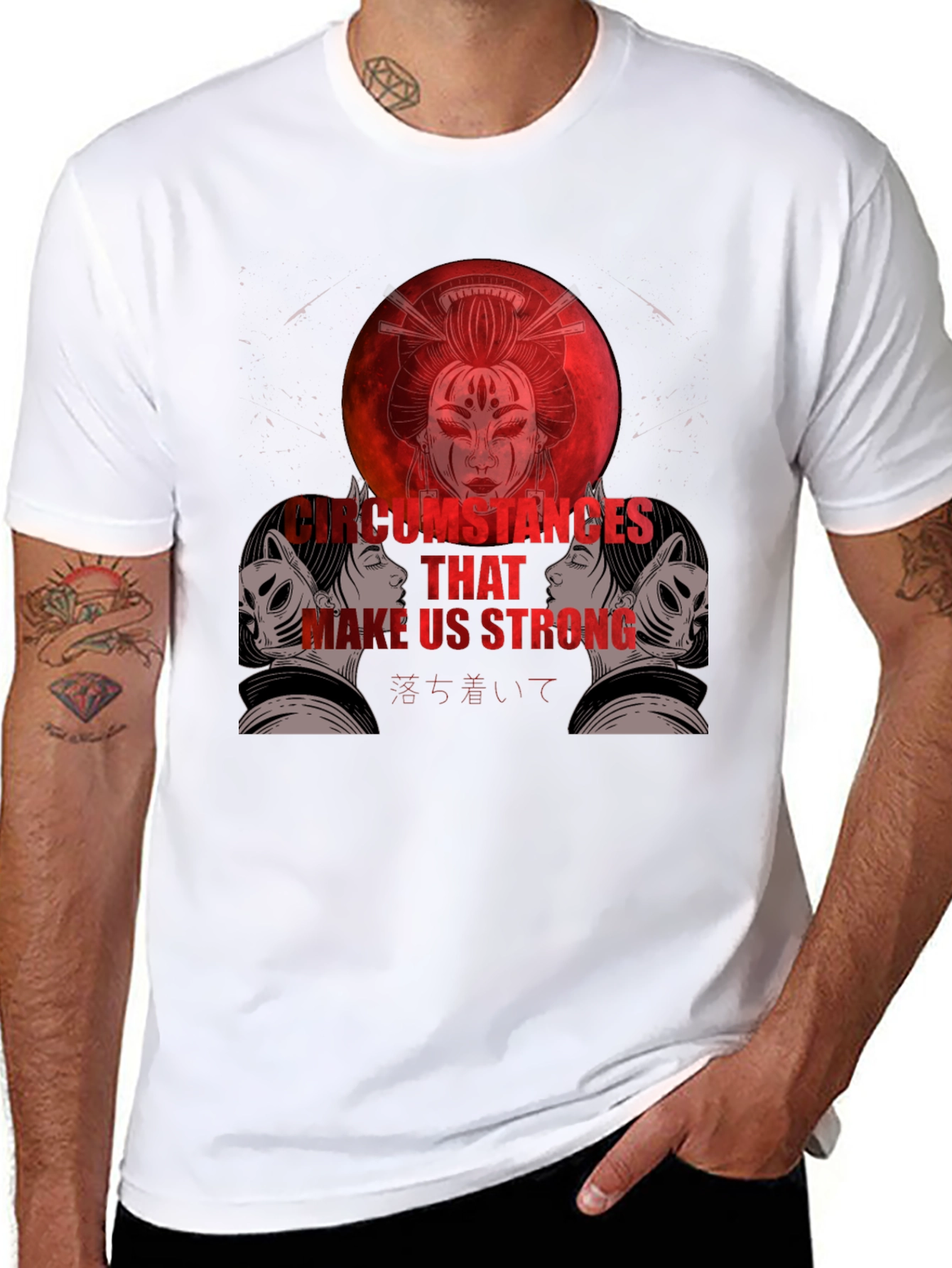 Geisha Graphic Tee - Strong Womens Empowerment Shirt