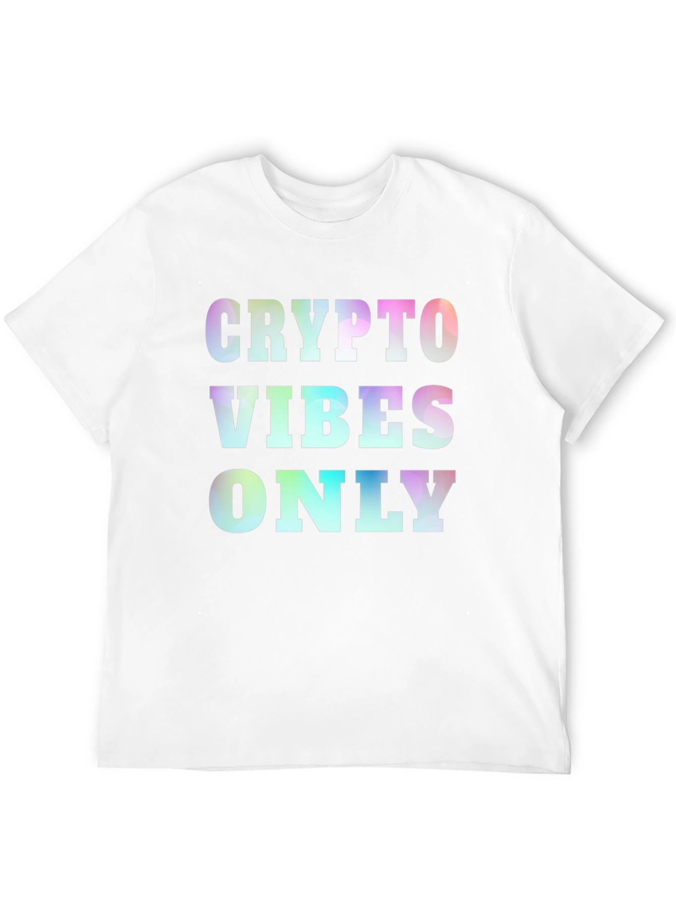Crypto Vibes Only Graphic Tee - Black
