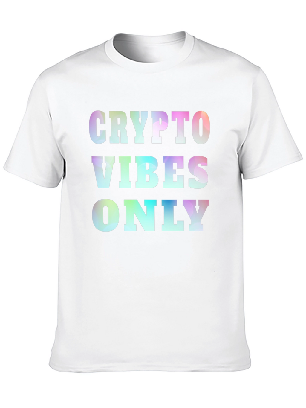 Crypto Vibes Only Graphic Tee - Black