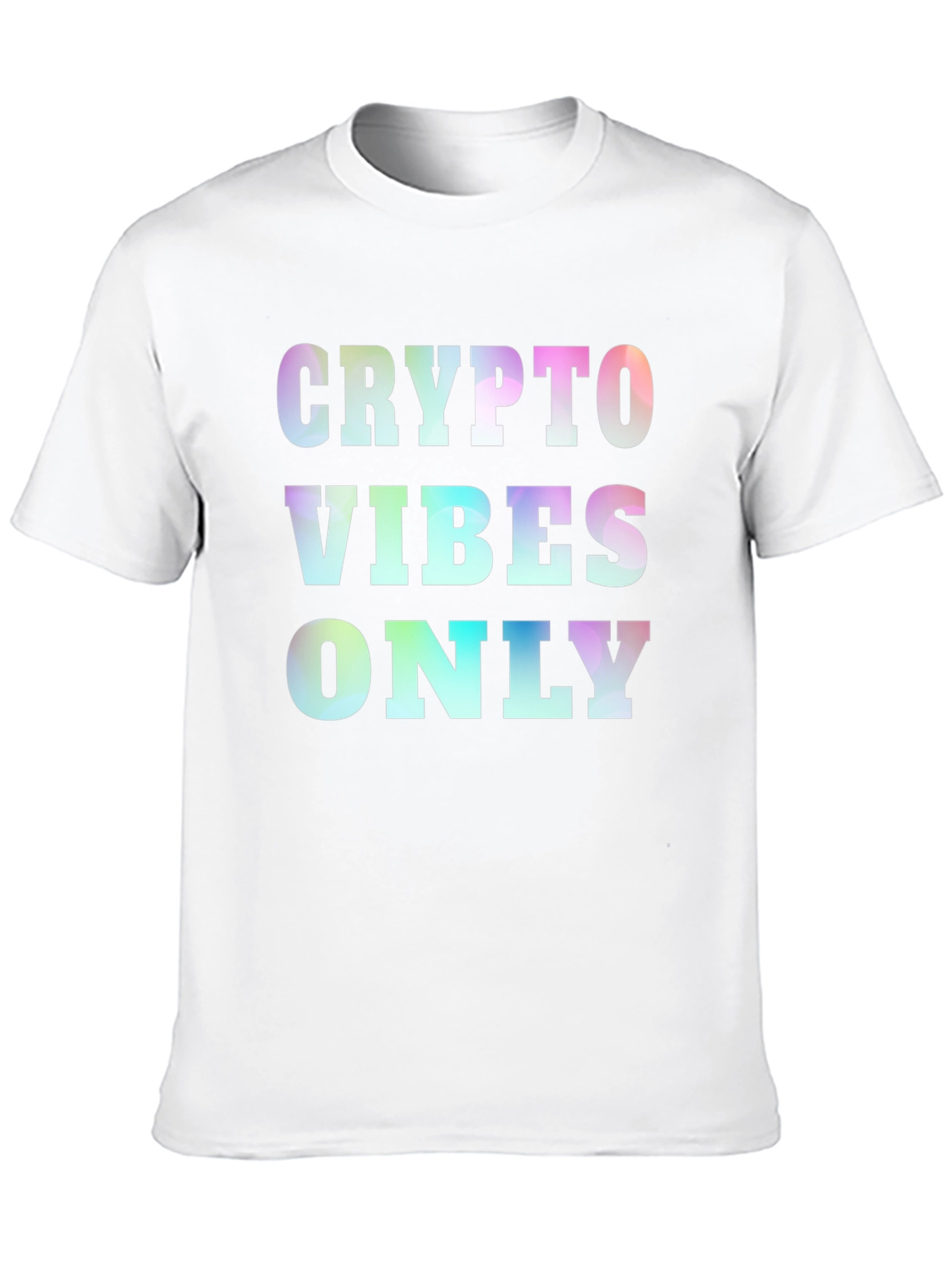 Crypto Vibes Only Graphic Tee - Black