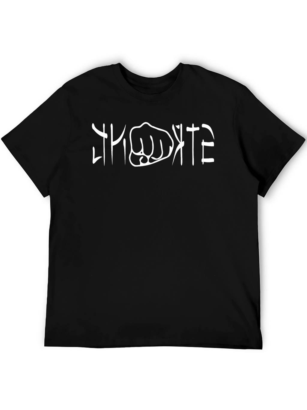 Karate Fist T-Shirt - Black Graphic Tee