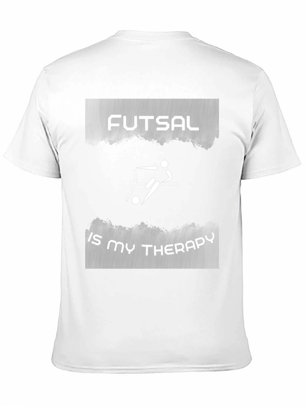 Futsal is My Therapy Black T-Shirt