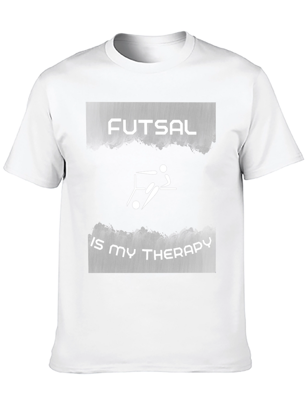 Futsal is My Therapy Black T-Shirt