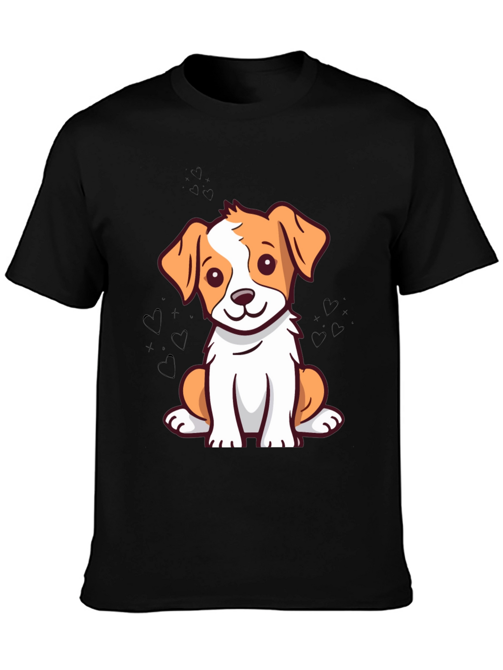 Cute Dog Graphic T-Shirt - Unisex Casual Wear