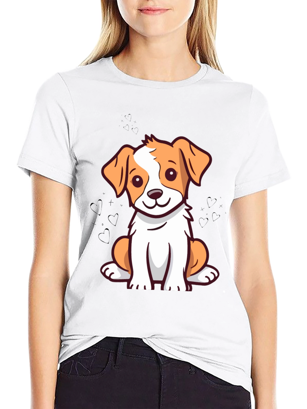 Cute Dog Graphic T-Shirt - Unisex Casual Wear