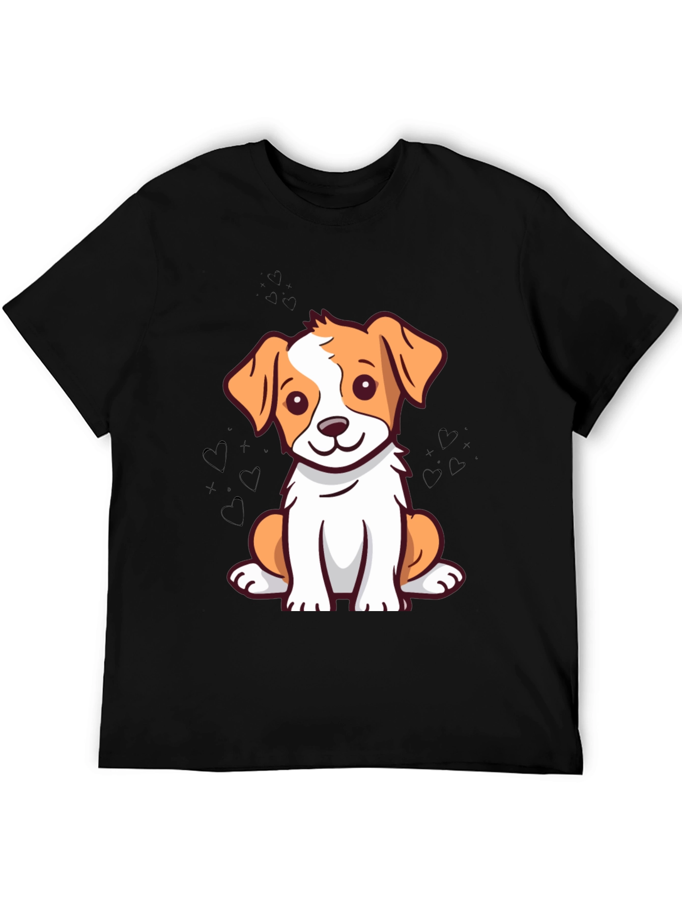 Cute Dog Graphic T-Shirt - Unisex Casual Wear