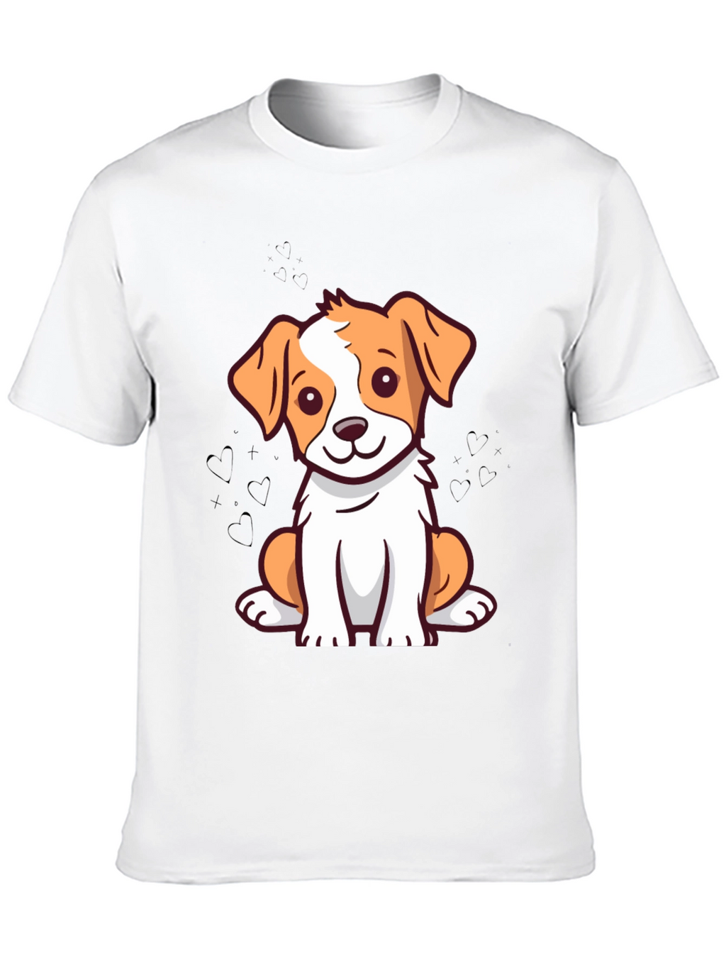 Cute Dog Graphic T-Shirt - Unisex Casual Wear