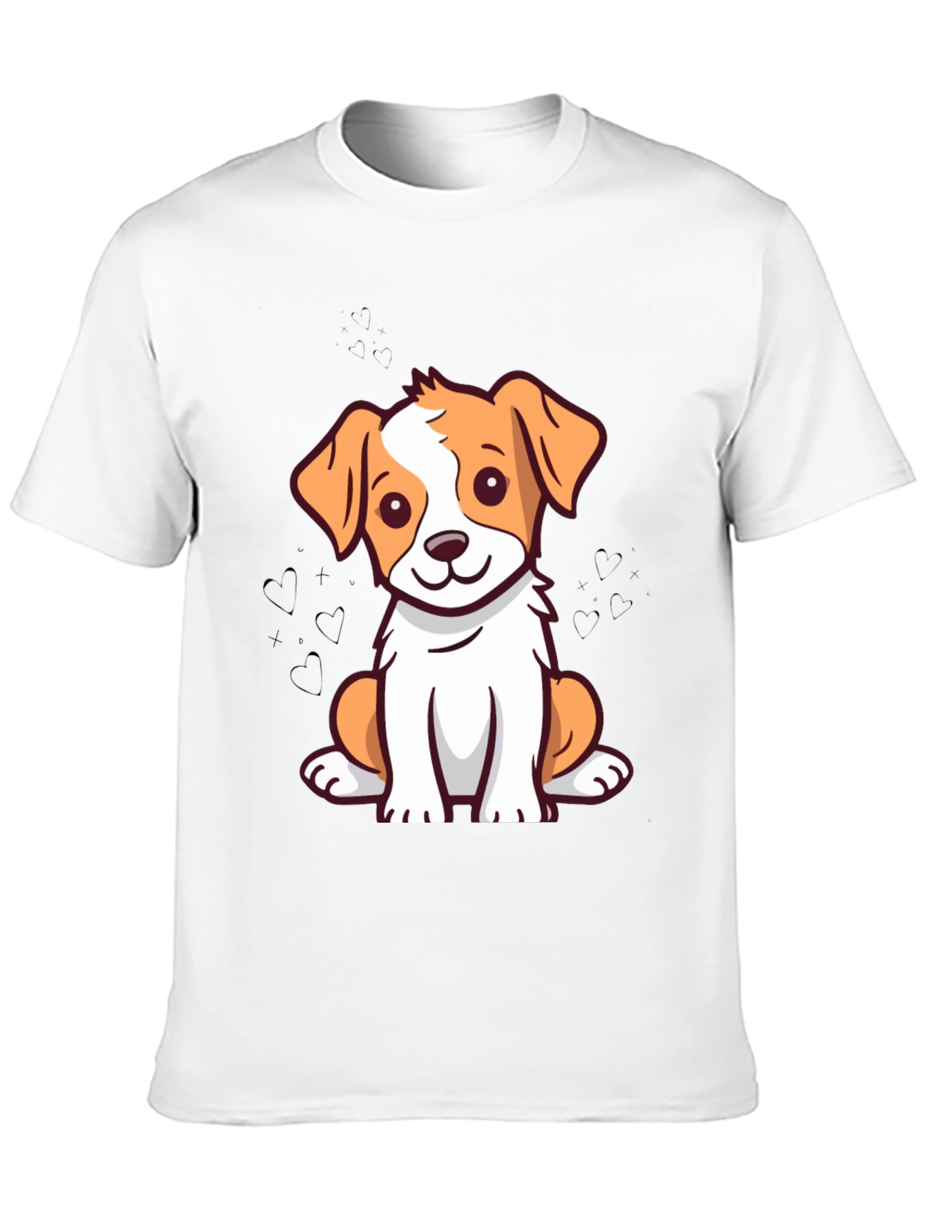 Cute Dog Graphic T-Shirt - Unisex Casual Wear