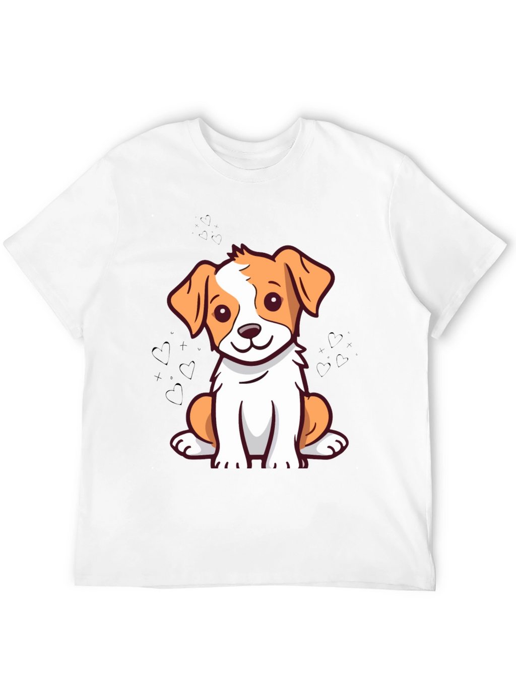 Cute Dog Graphic T-Shirt - Unisex Casual Wear