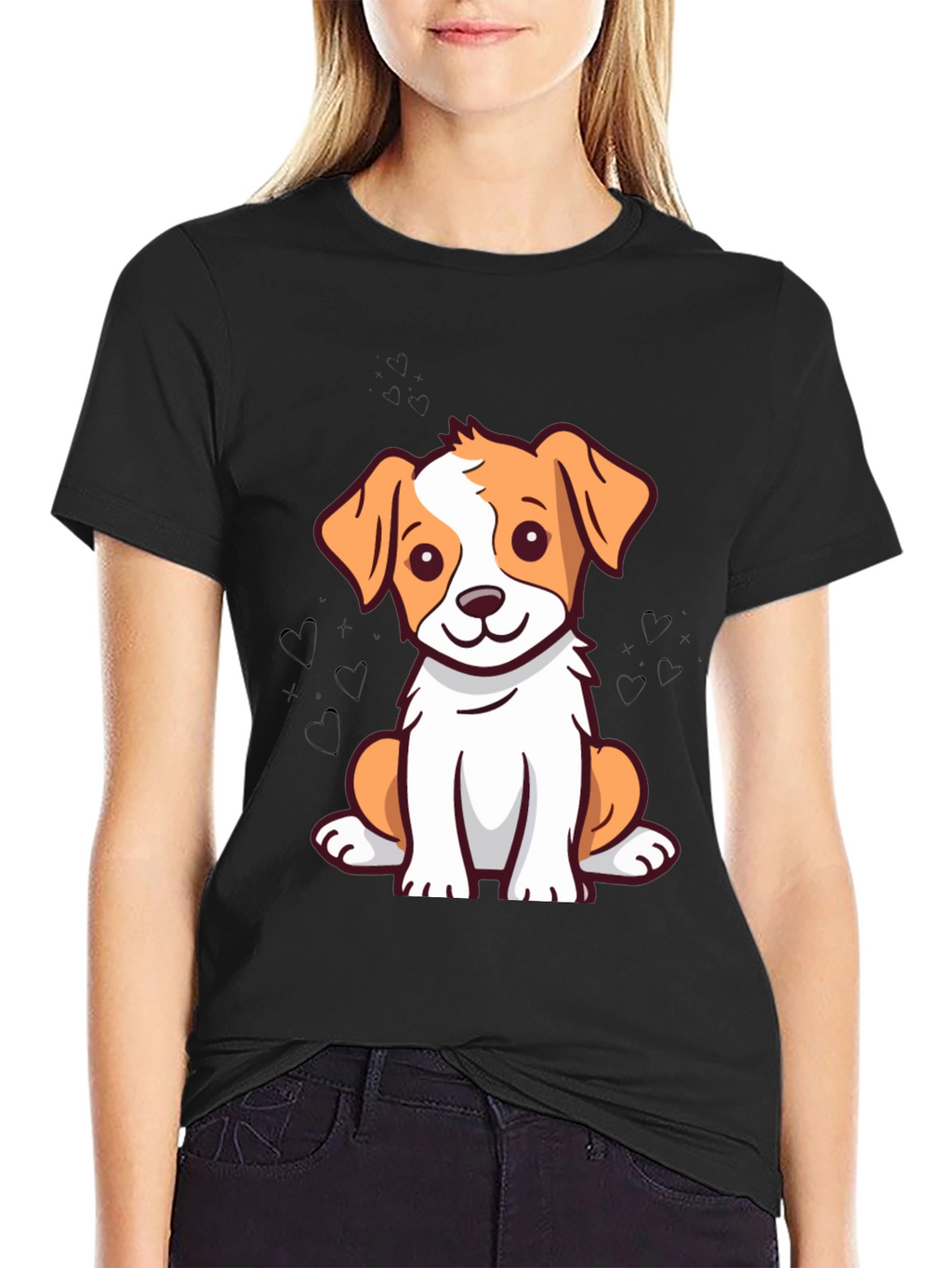 Cute Dog Graphic T-Shirt - Unisex Casual Wear