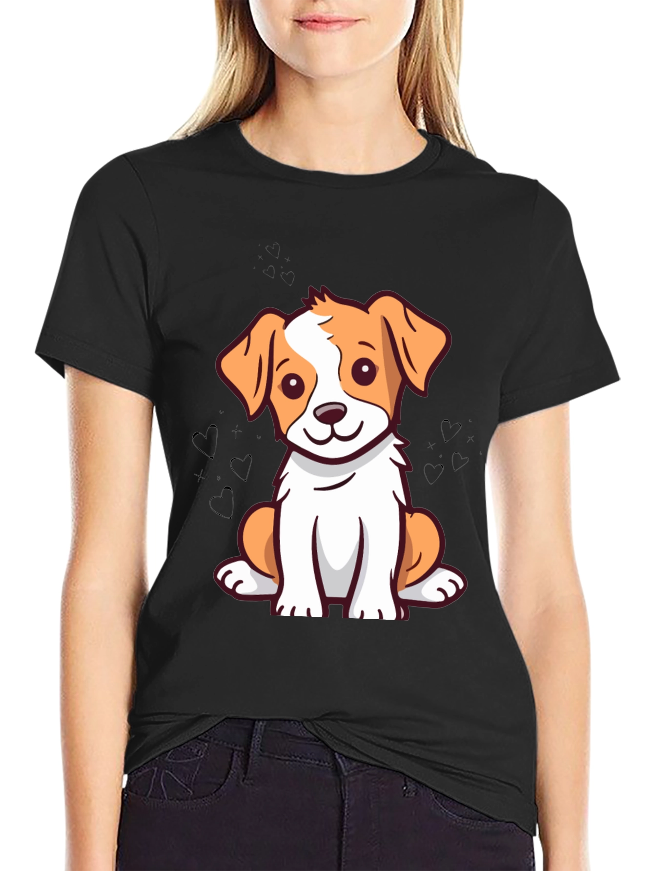 Cute Dog Graphic T-Shirt - Unisex Casual Wear