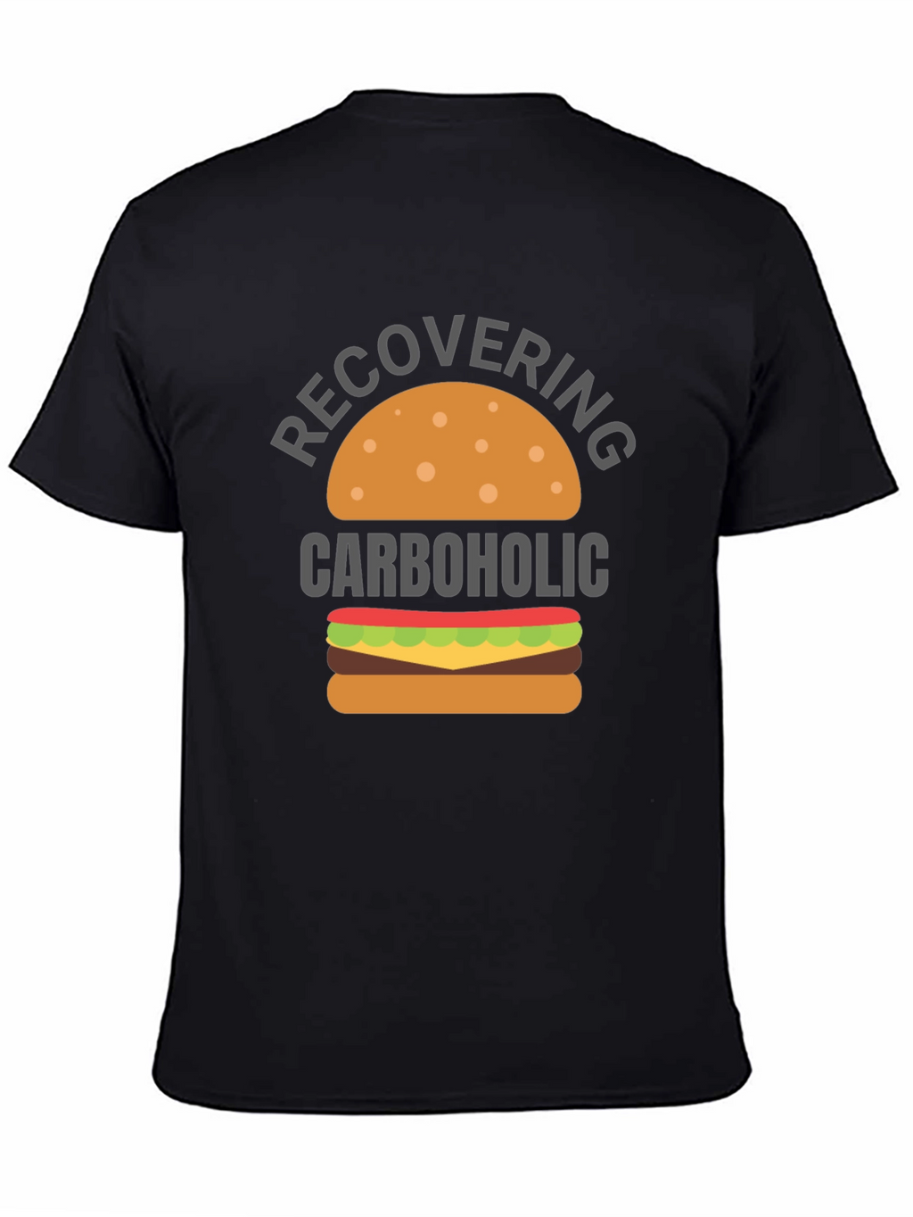 Recovering Carboholic T-Shirt - Funny Foodie Tee