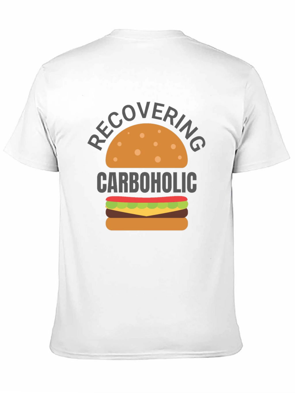 Recovering Carboholic T-Shirt - Funny Foodie Tee