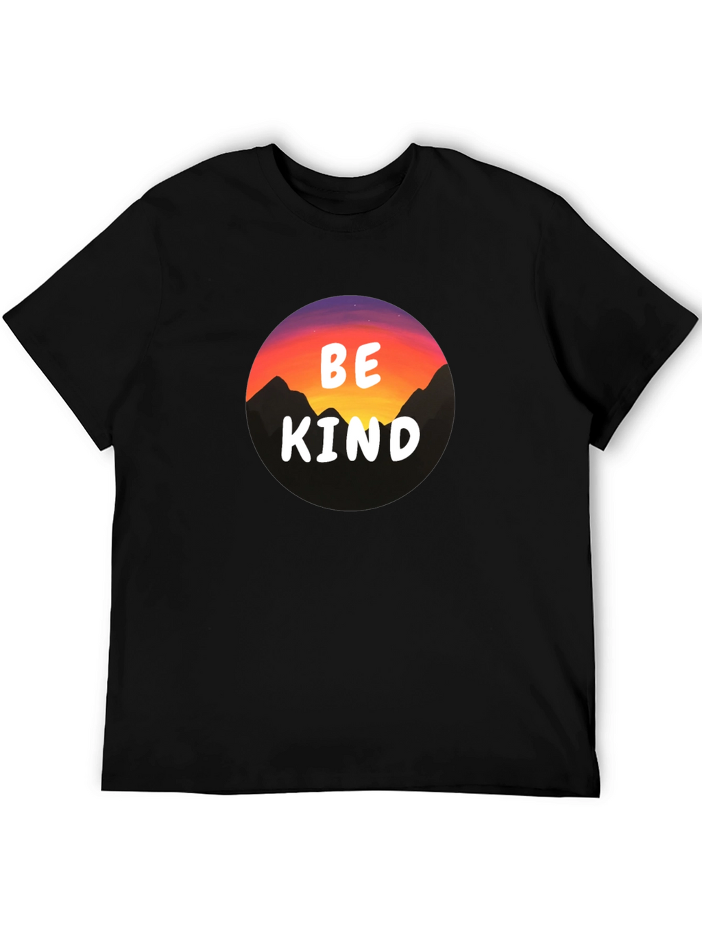 Be Kind Mountain Sunset Graphic Tee