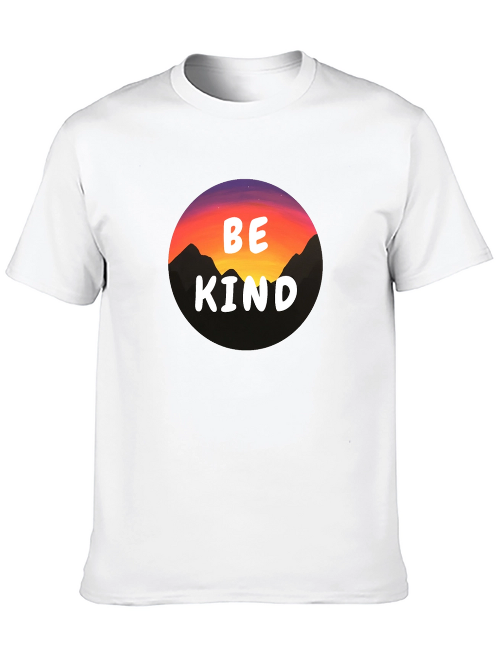 Be Kind Mountain Sunset Graphic Tee