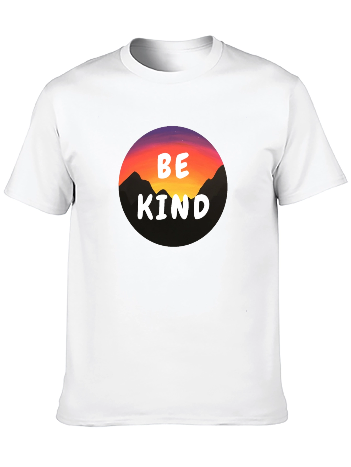 Be Kind Mountain Sunset Graphic Tee