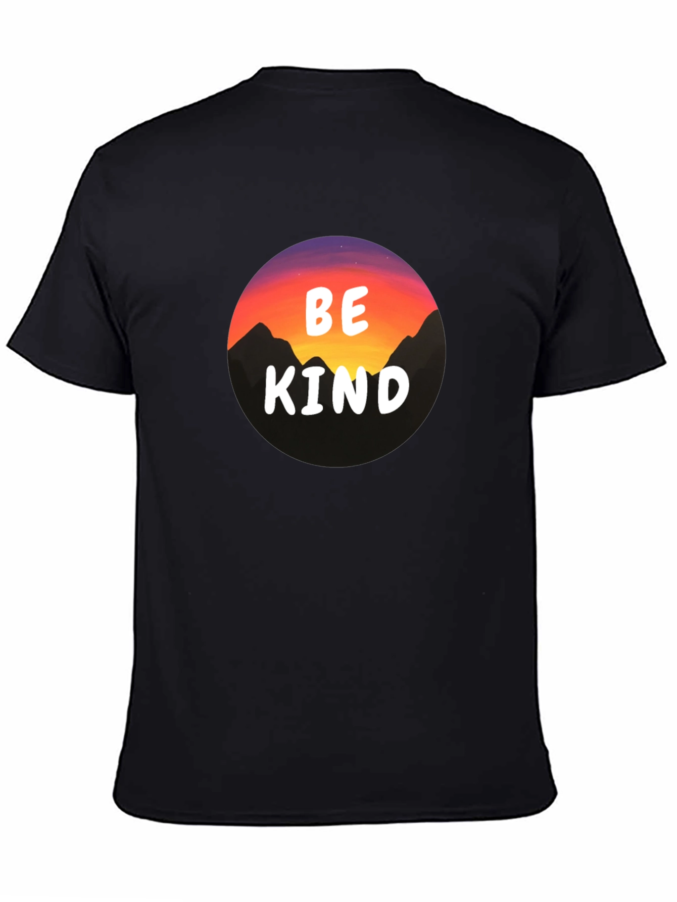Be Kind Mountain Sunset Graphic Tee