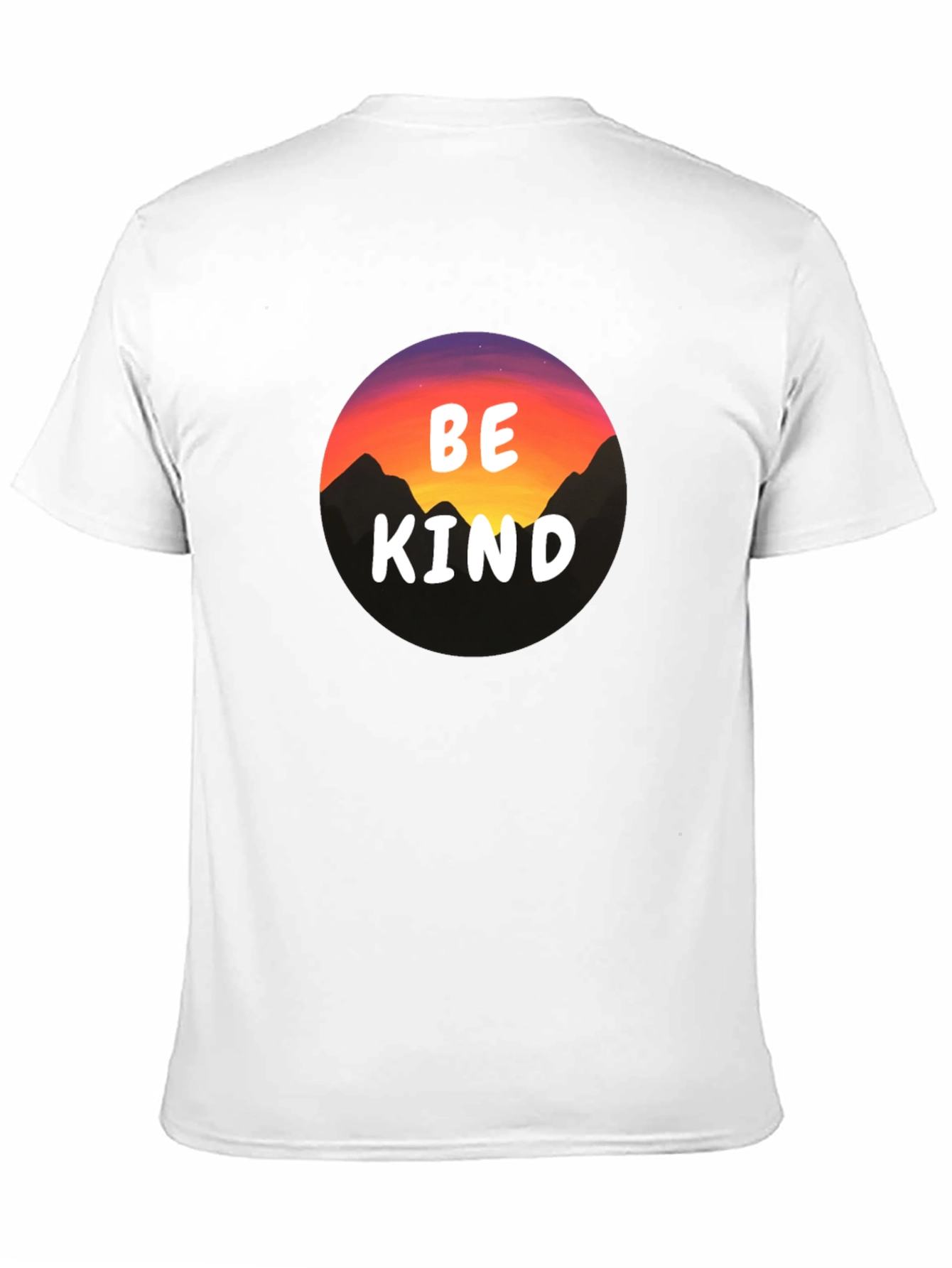 Be Kind Mountain Sunset Graphic Tee