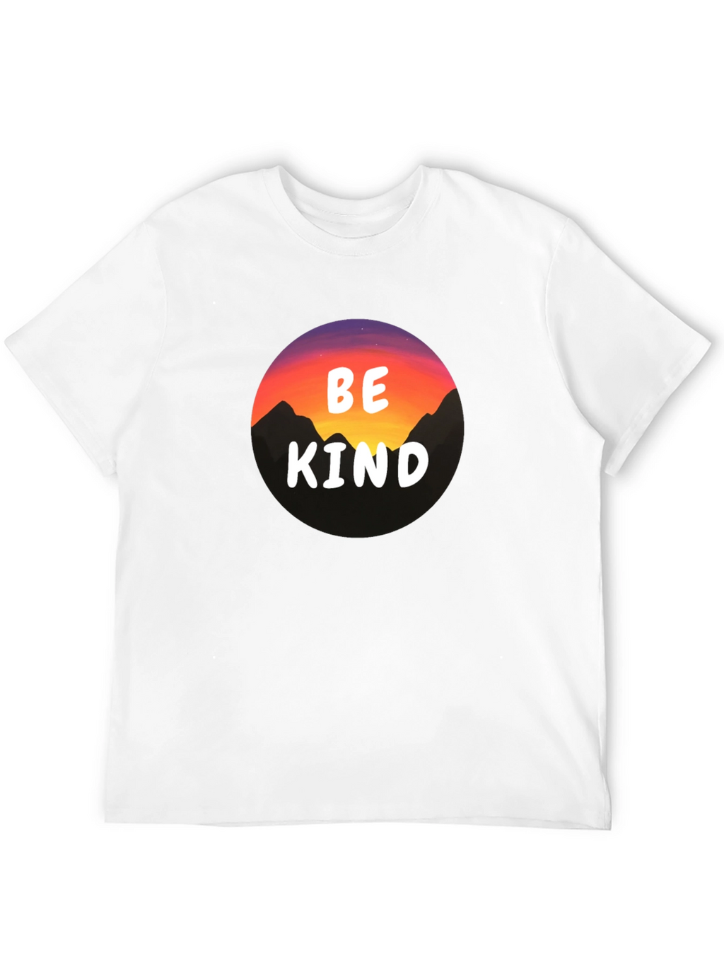 Be Kind Mountain Sunset Graphic Tee
