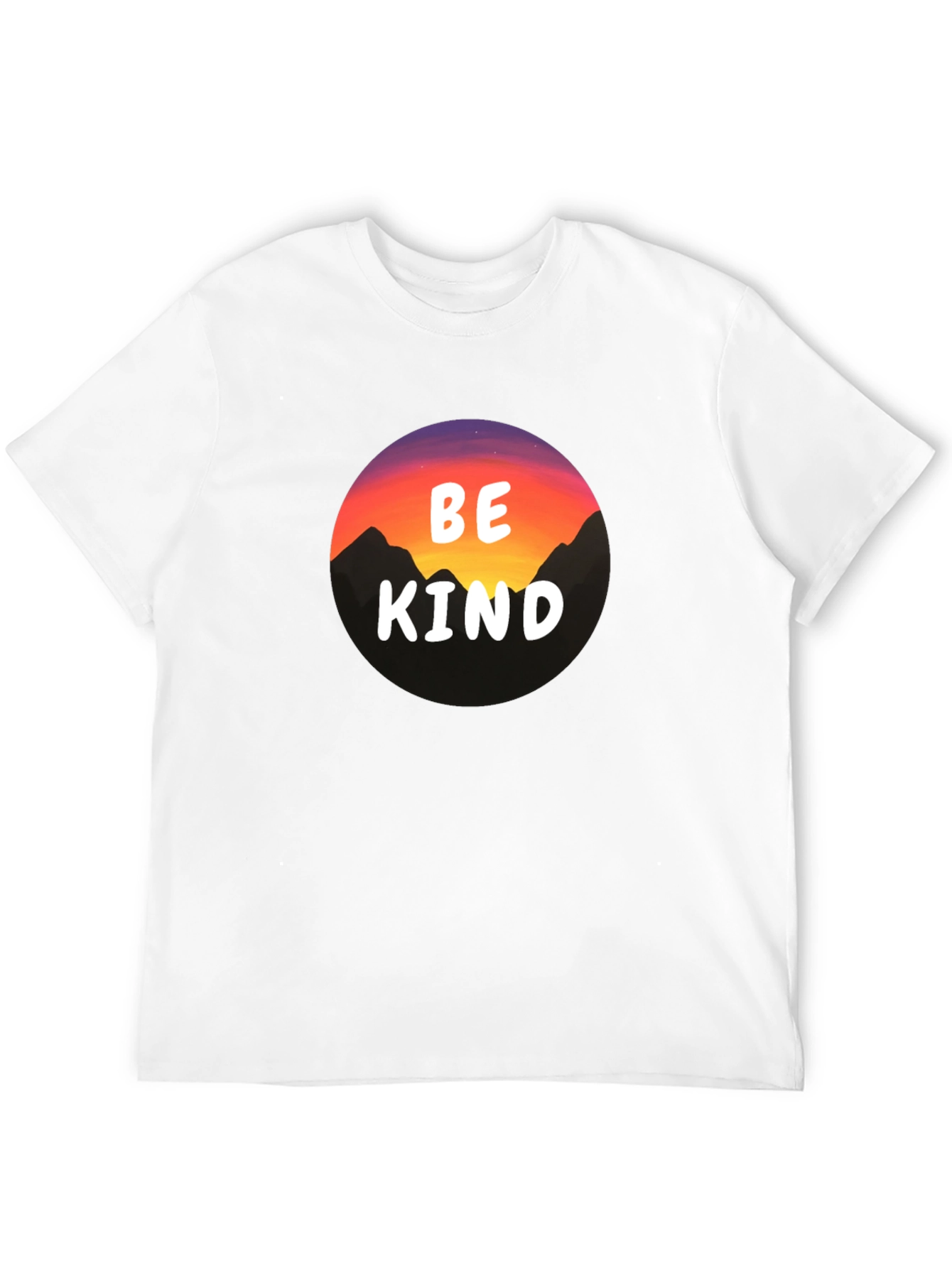 Be Kind Mountain Sunset Graphic Tee