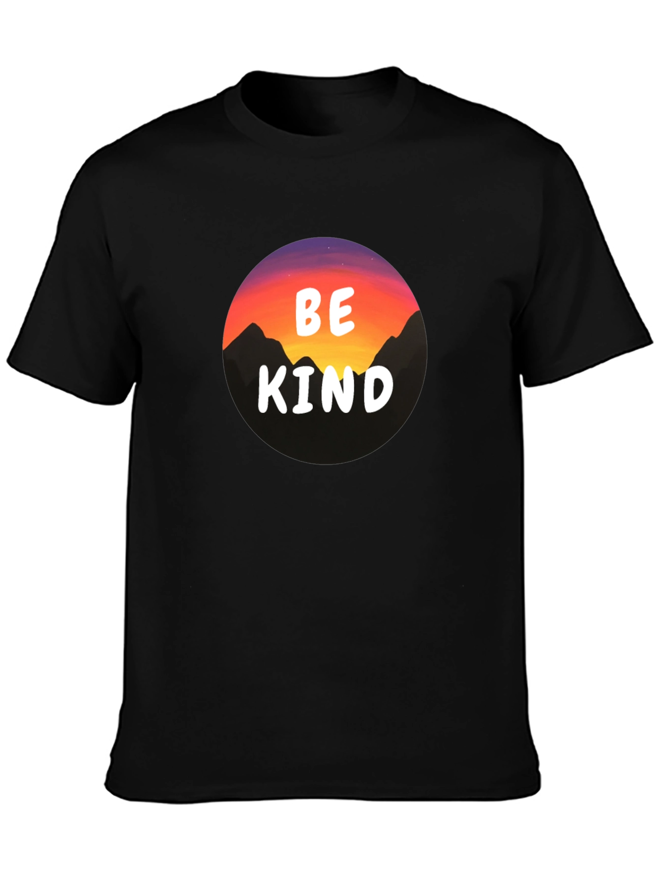 Be Kind Mountain Sunset Graphic Tee