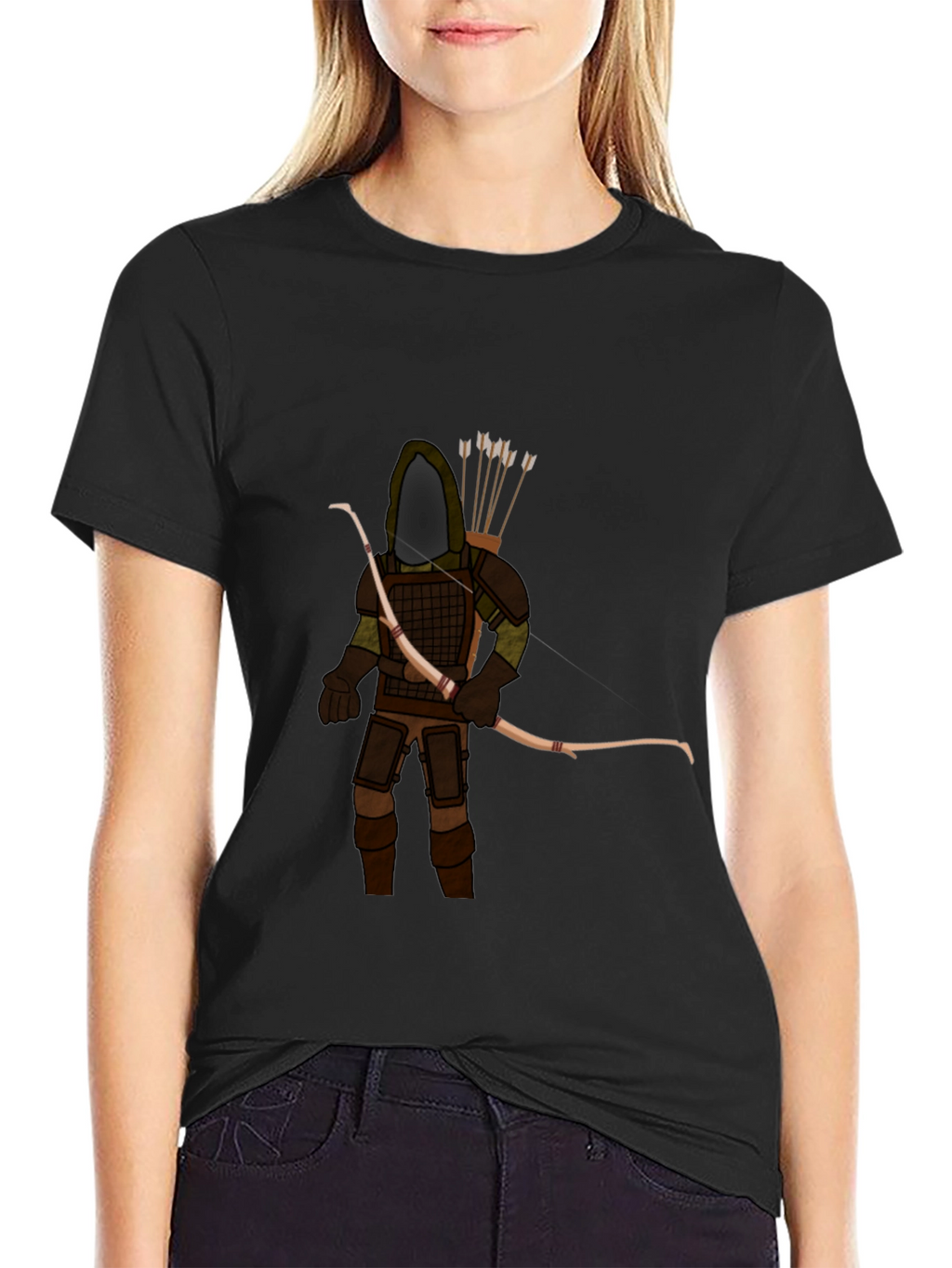 Archer Graphic Tee - Mens Black T-Shirt