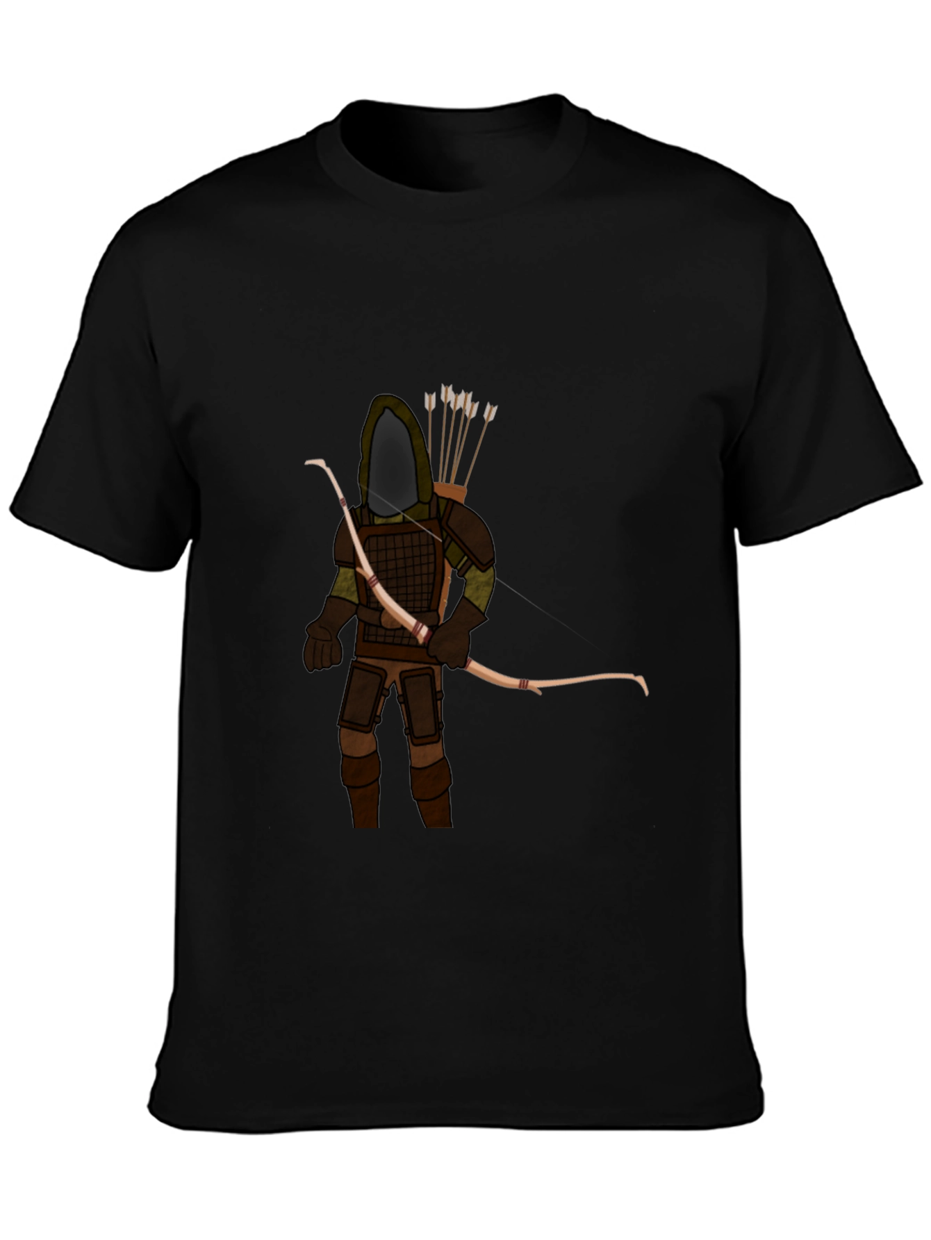 Archer Graphic Tee - Mens Black T-Shirt