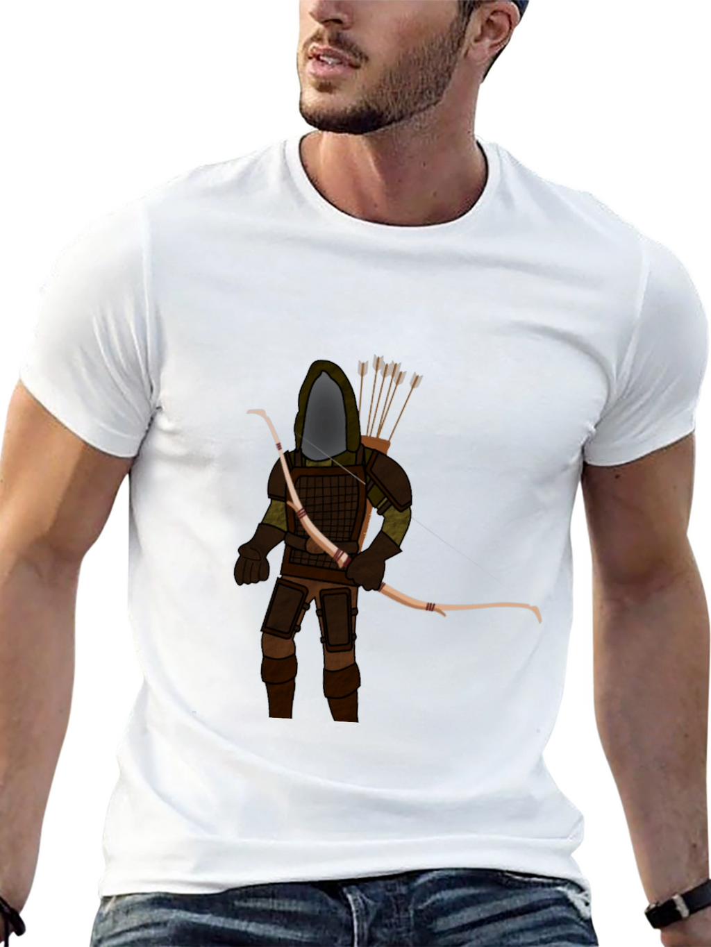 Archer Graphic Tee - Mens Black T-Shirt